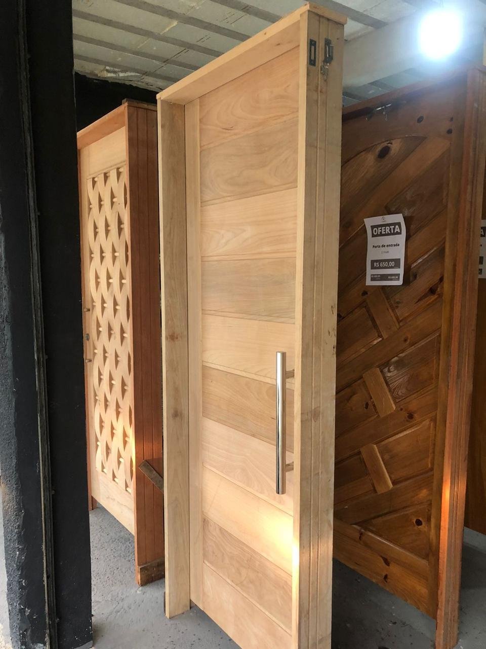 porta de madeira