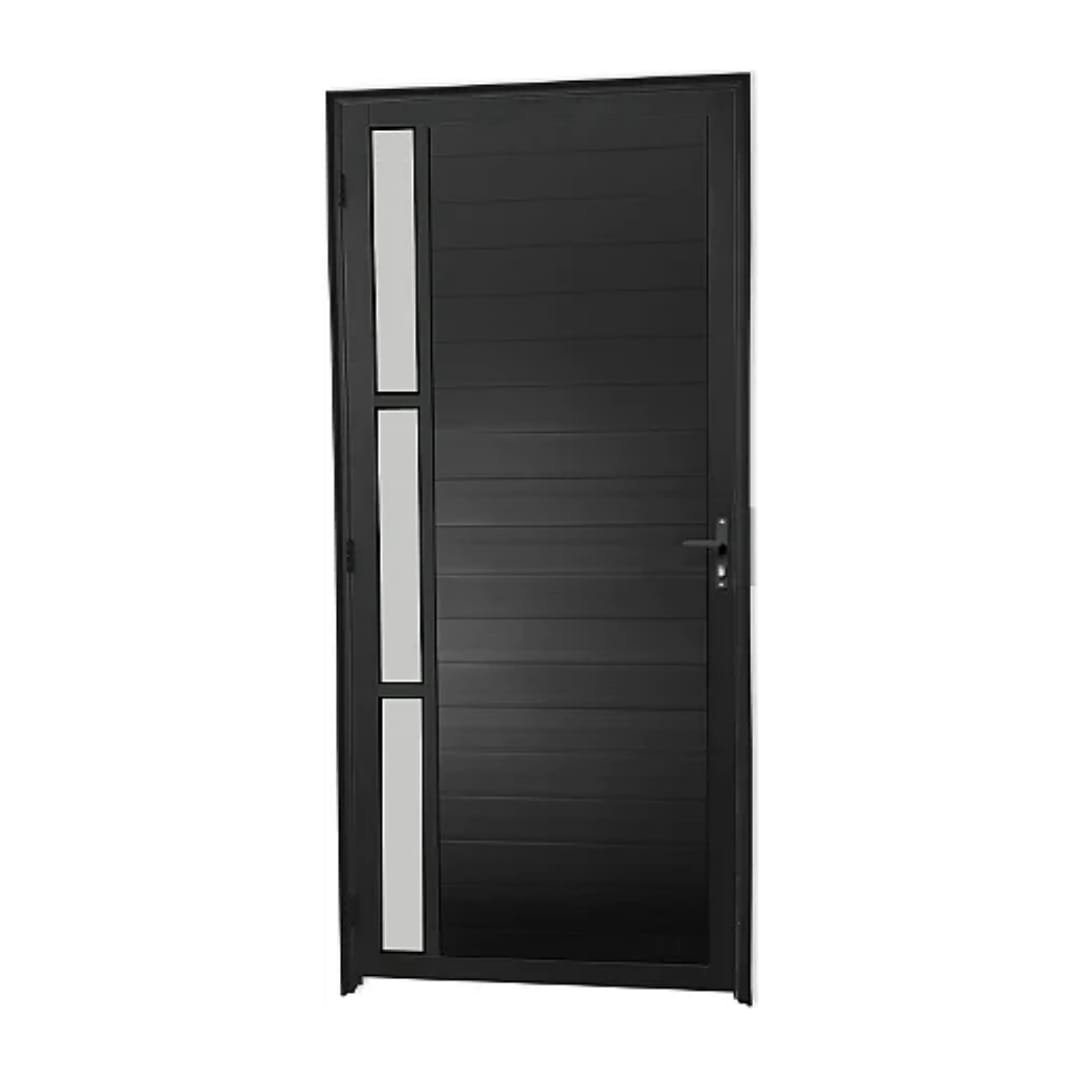 Porta Lambril Preta com puxador