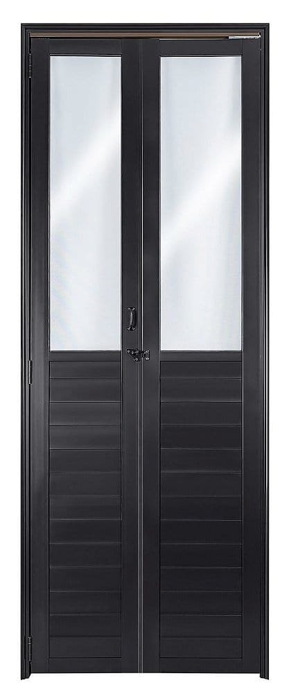 Porta Palheta preto camarão com vidro