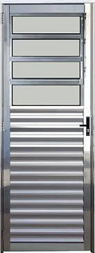 porta basculante brilhante